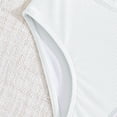 thumbnail image 7 of Ticikt Girl's 2 Piece Tankini Swimsuit with Metal Decoration Textured Twist Front Ruched Ruffle Bikini Set Bathing Suits,Color:White,Size:3-4 Years, 7 of 7