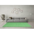 thumbnail image 3 of Ahgly Company Indoor Square Abstract Emerald Green Contemporary Area Rugs, 3' Square, 3 of 4