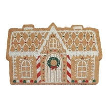 KOYPTL Christmas Rugs Cute Soft Xmas Tree House Christmas Bathroom Mat Christmas Doormat Decor Welcome Mat Non Slip Washable Durable Absorbent Xmas Front Door Mat for Indoor Outdoor Home Decor