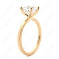 thumbnail image 4 of Cora Jewellery 2.5CT Cushion Moissanite Solitaire Engagement Ring For Women, 14K Rose Gold, 4 of 6