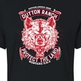 thumbnail image 3 of Yellowstone  - Wolf Protect The Land  - Juniors Cropped Cotton Blend T-Shirt, 3 of 6