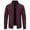 Wine, variant on Pejock Men's Turn-Down Collar Knit Coat, Winter Long Sleeve Zipper Jacket with Pockets, Casual Polyester Outerwear for Daily Outdoor Wear