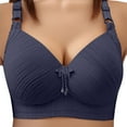thumbnail image 2 of Hvyesh Front Closure Bras for Women Plus Size No Underwire Bra Adjustable Strap Full Coverage Soft Comfort Bralette, 2 of 9
