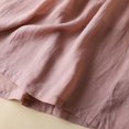 thumbnail image 5 of JIANJIA Womens Skirts Autumn Winter Floral Embroidered Cotton Linen A Line Loose Fit Casual Midi Skirt Streetwear, 5 of 5