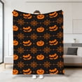 thumbnail image 6 of LEFXSMR Halloween Blanket Fleece Fall Throw Blanket for Couch Pumpkin-themed Halloween Decoration for Home Holiday Sofa Bed, 51.18x59.05", 6 of 8