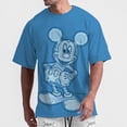thumbnail image 2 of Camisetas para hombre, camisetas de Disney Mickey Mouse para mujer, lindas camisetas de dibujos animados a la moda, ropa para mujer, camisetas para hombre, 2 of 5