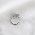 thumbnail image 5 of solitaire jewels 1.5CT Marquise Moissanite Halo Engagement Ring For Women, 18K White Gold, 5 of 8