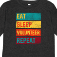 thumbnail image 4 of Inktastic Volunteering Eat Sleep Volunteer Repeat Boys or Girls Long Sleeve Toddler T-Shirt, 4 of 5