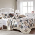 thumbnail image 5 of Global Trends Ozark Traditional 100% Cotton Reversible Quilt Set, 3-Piece Full/Queen, 5 of 5