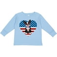 thumbnail image 3 of Inktastic Boston Terrier Dog US Flag July 4th Boys or Girls Long Sleeve Toddler T-Shirt, 3 of 5