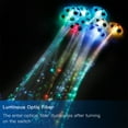 thumbnail image 6 of Novelty Place 12Pcs LED Hair Light Up Fiber Optic, LED Hair Extension with Clip, Bar Dancing Hairpin Flashing Braid Glow in the Dark Party Accessories, 6 of 7