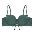 thumbnail image 2 of EaskTriop Push Up Bra for Women Wireless Strapless Bra Front Tie Padded Supportive Bralette Seamless Plunge Everyday Comfort Bras, 2 of 6