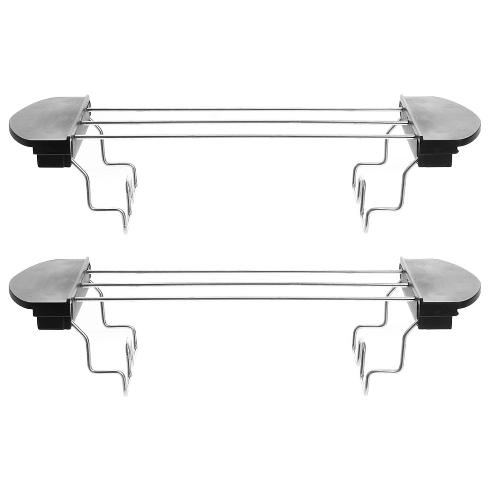 2Pcs Toast Rack Stainless Steel Grilling Toast Rack Toaster Accessories