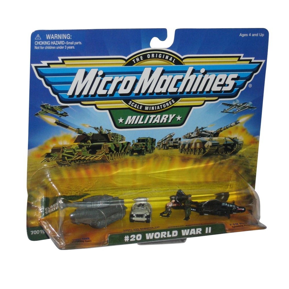 Micro Machines Military World War II 20 Galoob Toy Vehicle Figure Set