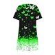 thumbnail image 4 of Vestido de Manga Corta para las Mujeres Casual Impreso Cuello Redondo, Vestido de las Señoras para la Primavera Y el Verano de Uso Diario, 4 of 9