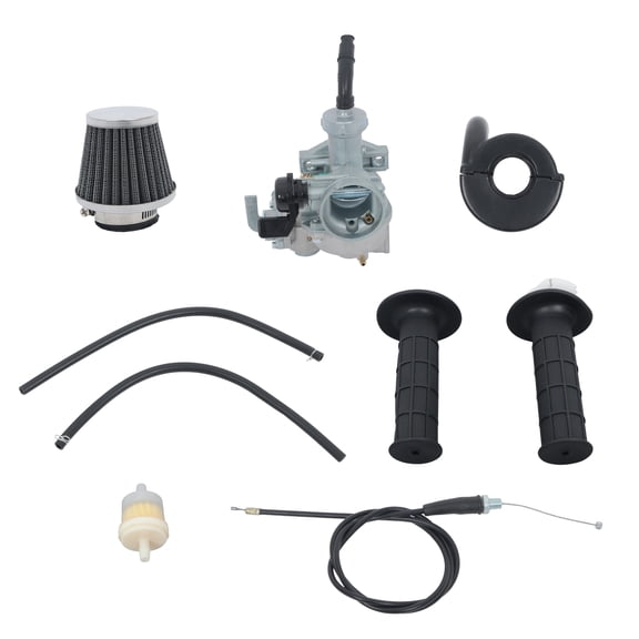 munirater Carburetor Replacement for Honda CT90 Trail 1971-1979 / CT110 Trail 1980-1986 Carb with Throttle Cable, Handle Bar & Air Filter