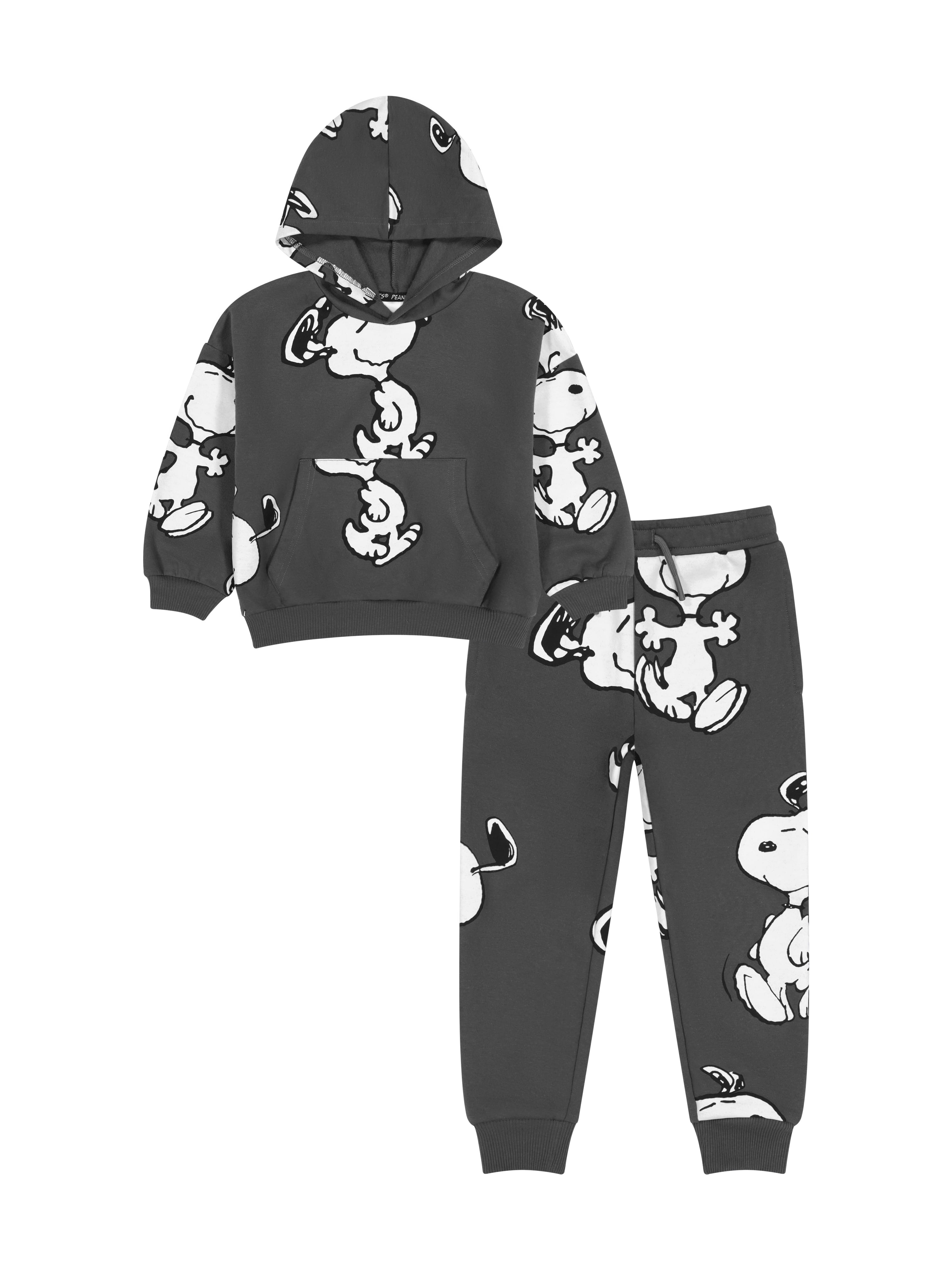 Peanuts Snoopy Toddler Boy Fleece Outfit Set, Sizes 12M-5T