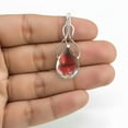 thumbnail image 2 of SATYAVIE JEWELLERY Handmade 925 Sterling Silver Mystic Topaz Teardrop Pendant – Handmade Design Jewelry for Women, 2 of 6
