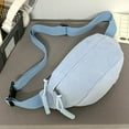 thumbnail image 3 of Riñonera Bolso de bola de masa para mujer, bolso de pecho de pana de gran capacidad, bolso de viaje multifunción, 3 of 8
