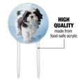 thumbnail image 6 of Acrylic Shih Tzu Dog Proud Blue Cake Topper Party Decoration for Wedding Anniversary Birthday Graduation, 6 of 7