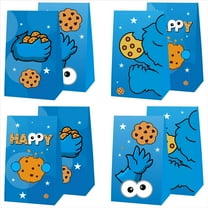 YAHAFEPY A-M Blue Birthday Party Favor Bags,16Pcs Blue Cartoon Theme Party Supplies for Party Gift Bags