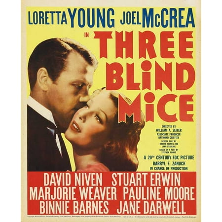 Three Blind Mice Charm - Three Blind Mice POSTER Movie Mini Promo