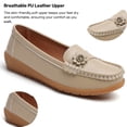 thumbnail image 6 of CHICVOMEY Dressy Shoes for Women Loafers Penny Loafers for Women with Arch Support Slip On Flats for Walking & Work, 6 of 9