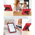 thumbnail image 6 of REQO Case for TCL Tab 8 LE Case,TCL Tab 8 LE Tablet Case with Kickstand,3 Layer Rugged Military Grade Shockproof Kids Case for TCL Tab 8LE 9137W / TCL Tab 8 WiFi 9132X-Red+Black, 6 of 7