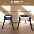 thumbnail image 4 of Soporte Ajustable para Cuencos para Perros TIDANT Negro de Metal, 4 of 6