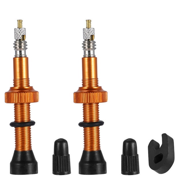 Soidarity De válvulas sin cámara de montaña, aleación de carretera, núcleo de goma de cobre, boquilla de vacío resistente al desgaste, accesorios Ciclismo Amarillo 58 mm Soidarity OD000751-08