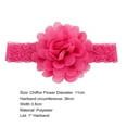 thumbnail image 7 of Walbest Baby Girls Hair Band Chiffon Flower Lace Headband Fixed Hairstyle Lightweight Creative Hair band for Toddlers, 7 of 7