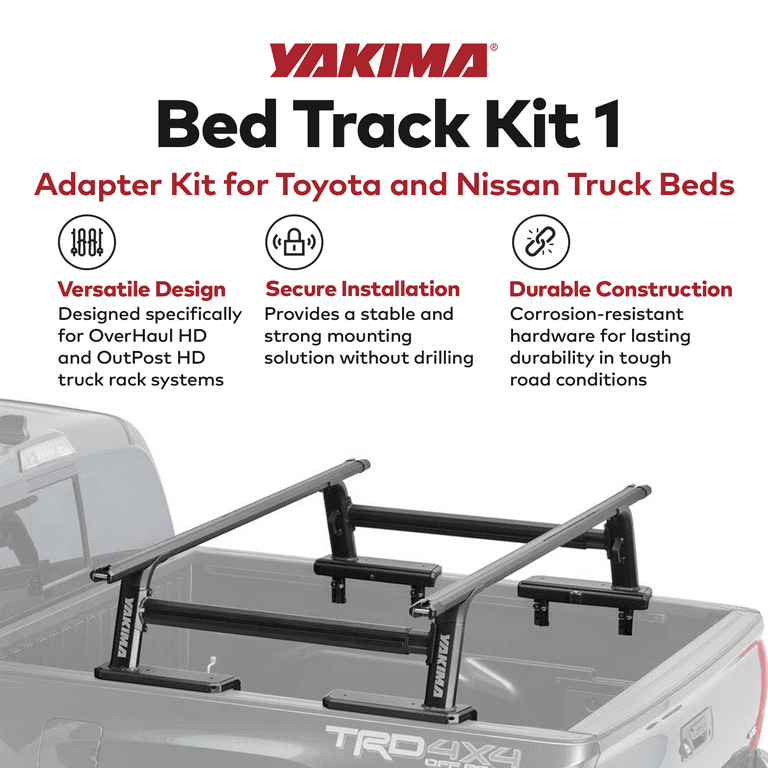 YAKIMA Bed Track Adapter Kit 1 for Toyota and Nissan Truck