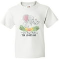 thumbnail image 3 of Inktastic I'll Never Forget That My Tia Loves Me Cute Elephants Youth T-Shirt, 3 of 5