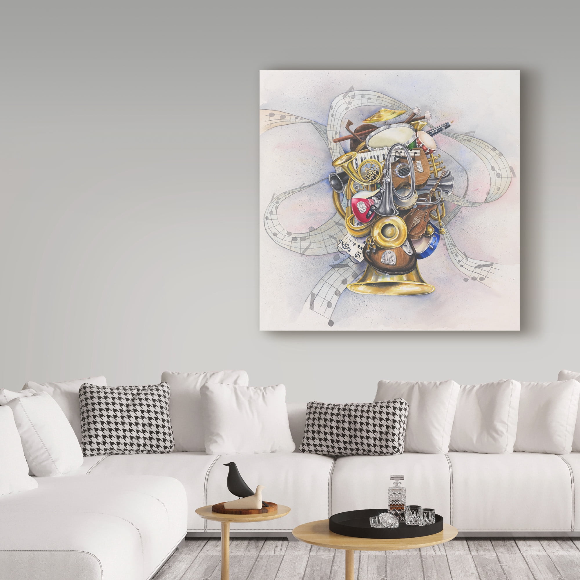 Trademark Fine Art 'Jazz Portrait' Canvas Art by Charlsie Kelly