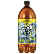 Lipton Brisk Lemon Iced Tea, Bottled Tea Drink, 2 Liter, Bottle