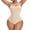 Beige, variant on Women's Seamless Shapewear Bodysuit Tummy Control Body Shaper Waist Defining Body Suit