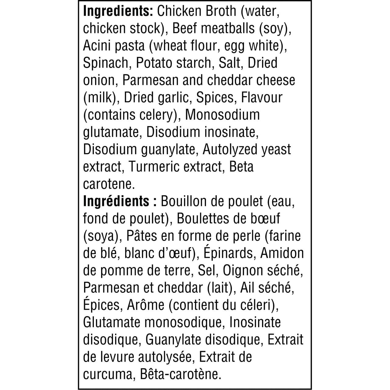 Campbell's® Ready to Serve Italian Wedding Soup, Shelf Stable, Ready to Serve Soup (515 mL)