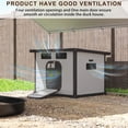 thumbnail image 6 of GDLF Duck Coop for Outside, Weatherproof Duck House with Easy-Clean Design & Ventilation – Plastic Night Shelter for Backyard Ducks (2–3 Ducks), 6 of 8