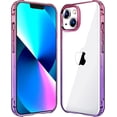 thumbnail image 1 of Mkeke Funda transparente para iPhone 15, [no amarillenta] [Protección contra caídas de grado militar] Funda para teléfono Apple iPhone 15 con parachoques a prueba de golpes 2023 - Negro transparente, 1 of 4