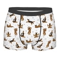 thumbnail image 4 of Goofa German Shepherd Dog Printed Men's Boxer Briefs Underwear, Moisture-Wicking Underwear, Trunk,Soft and Breathable Cotton Underwear-XX-Large, 4 of 9