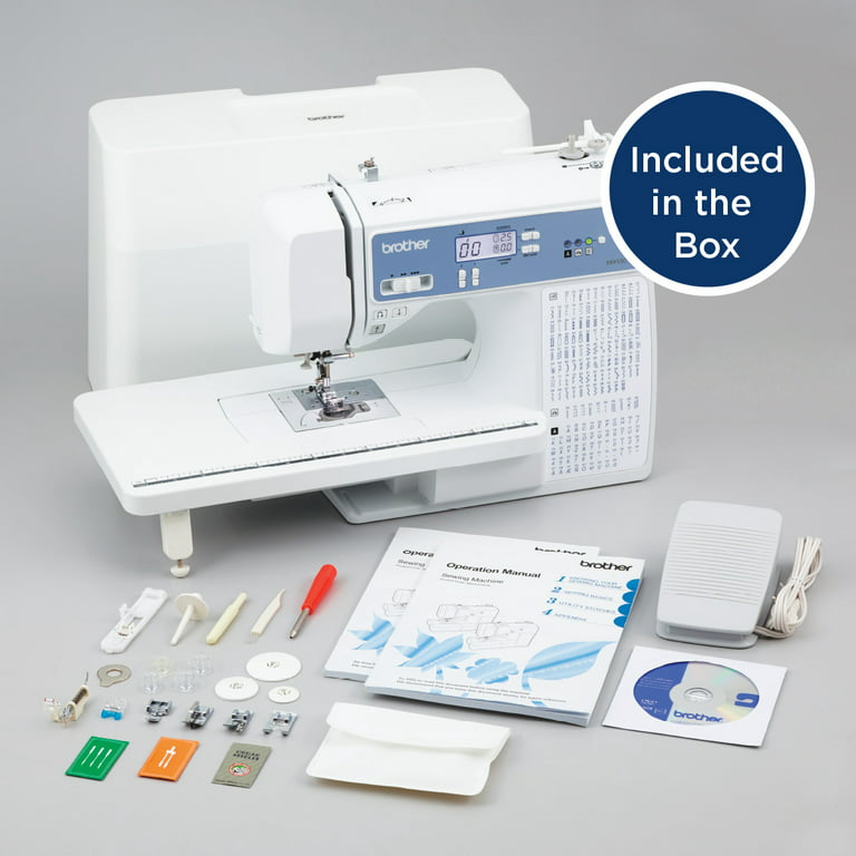 Brother Xr9550 Sewing And Quilting Machine (white) With 36-piece