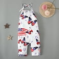 thumbnail image 2 of Gubotare Romper Kids Girls' Jumpsuits & Rompers - Sleeveless One Piece Overall Suit for Kids Size 3-4T (Blue,3-4 Years), 2 of 8