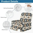 thumbnail image 6 of Renewold Western American Tribal Reclining Sofa Cover Universal Stretch Sofa Recliner Cover 4 Pieces Recliner Couch Slipcover Polyester Spandex Furniture Protector for Kids, Pets, Brown Blue, 6 of 8
