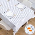 thumbnail image 3 of Mantel de PVC impermeable, a prueba de aceite y a prueba de salpicaduras para mesa de comedor, 3 of 5