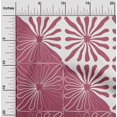 thumbnail image 2 of oneOone Georgette Viscose Pink Fabric Geometric Modern Flower Sewing Craft Projects Fabric Prints By Yard 42 Inch Wide, 2 of 4