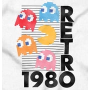 Retro PACMAN Arcade Game Characters Unisex Plus Size Graphic Tee Brisco Brands 2X