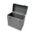 thumbnail image 3 of Caja almacenamiento para discos vinilo, organizador discos, colección discos, organizador, gran capacidad, práctico y resistente, caja Gris, 3 of 8