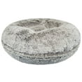 thumbnail image 2 of Bessie and Barnie Signature Frosted Snow Shag Extra Plush Faux Fur Bagel Pet Dog Bed, 2 of 2
