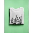 thumbnail image 3 of Steampunk Dog Design Sweatshirt Women -Image by Shutterstock, Female Medium, 3 of 4
