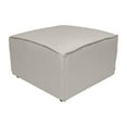 thumbnail image 2 of BizChair Luxury Modular Sectional Sofa, Ottoman Seat, Cream, 2 of 12
